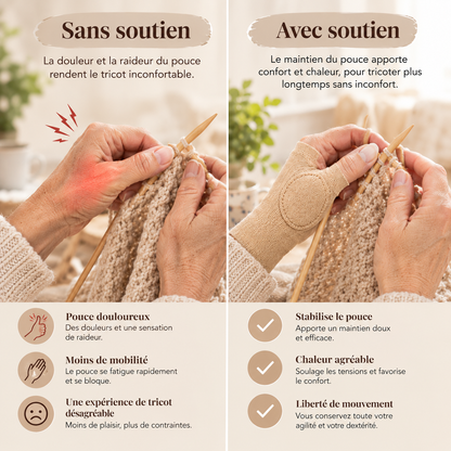 Le stabilisateur de pouce – Tricot & Crochet