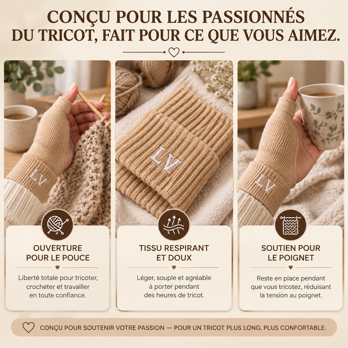 Le stabilisateur de pouce – Tricot & Crochet