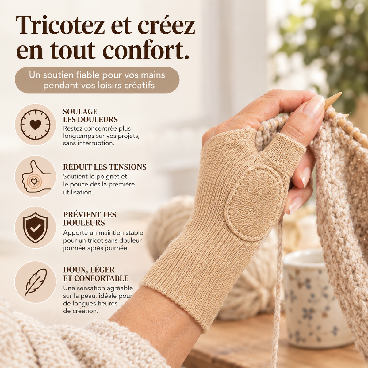 Le stabilisateur de pouce – Tricot & Crochet